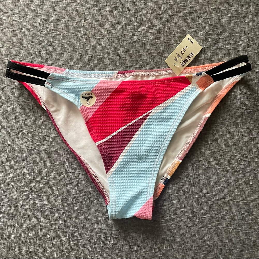 Aero Geometric Strappy Hipster Bottom - NWT!